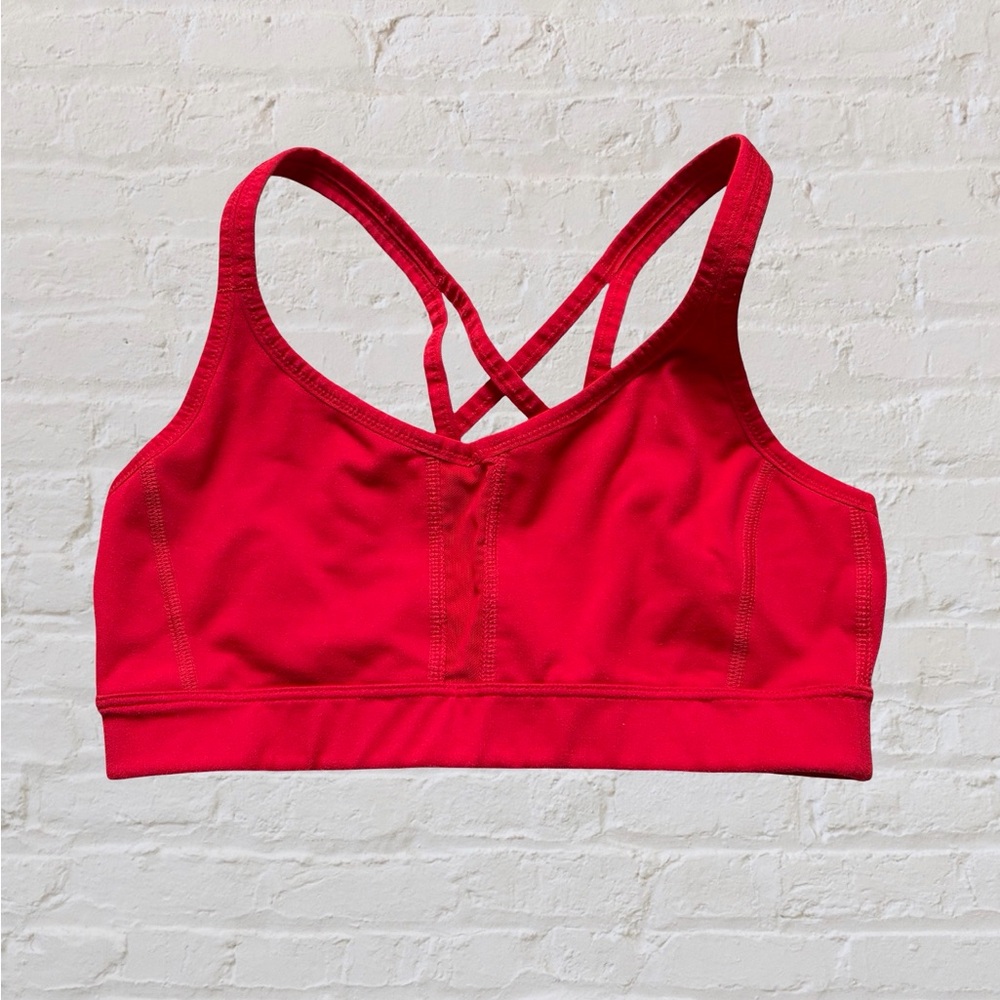 Zella Vibrant Red Sports Bra